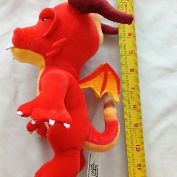Stumble Guys Inferno Plush Dragon Red and Yellow 8" - Picture 13 of 14
